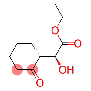 Cyclohexaneacetic acid, -alpha--hydroxy-2-oxo-, ethyl ester, (-alpha-S,1R)- (9CI)