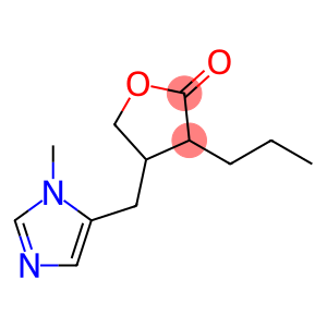 2(3H)-Furanone,dihydro-4-[(1-methyl-1H-imidazol-5-yl)methyl]-3-propyl-(9CI)