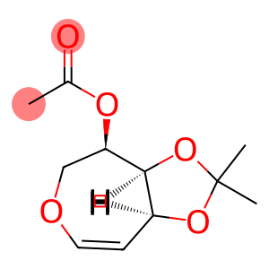 D-ribo-Hex-1-enitol, 1,6-anhydro-2-deoxy-3,4-O-(1-methylethylidene)-, acetate (9CI)
