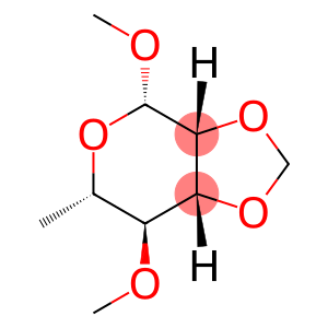 ba-L-Mannopyranoside, methyl 6-deoxy-4-O-methyl-2,3-O-methylene- (9CI)