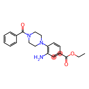 3-氨基-4-[4-(苯甲酰)哌嗪-1-基]苯甲酸乙酯