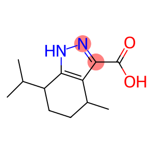 1H-Indazole-3-carboxylicacid,4,5,6,7-tetrahydro-4-methyl-7-(1-methylethyl)-(9CI)