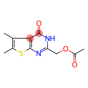 (5,6-dimethyl-4-oxo-3,4-dihydrothieno[2,3-d]pyrimidin-2-yl)methyl acetate