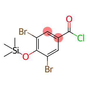3,5-dibromo-4-((trimethylsilyl)oxy)benzoyl chloride