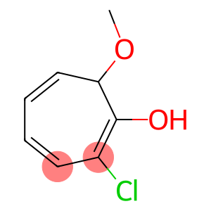 1,3,5-Cycloheptatrien-1-ol,  2-chloro-7-methoxy-
