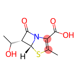 4-Thia-1-azabicyclo[3.2.0]hept-2-ene-2-carboxylicacid,6-(1-hydroxyethyl)-3-methyl-7-oxo-,(5alpha,6bta)-(9CI)