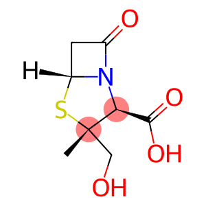 4-Thia-1-azabicyclo[3.2.0]heptane-2-carboxylicacid,3-(hydroxymethyl)-3-methyl-7-oxo-,[2S-(2alpha,3bta,5alpha)]-(9CI)