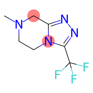 1,2,4-Triazolo[4,3-a]pyrazine,5,6,7,8-tetrahydro-7-methyl-3-(trifluoromethyl)-(9CI)