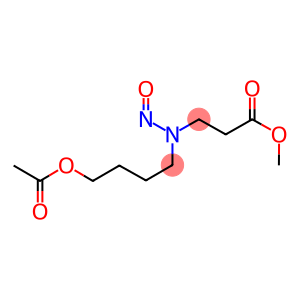 N-(2-Methoxycarbonylethyl)-N-(1-acetoxybutyl)nitrosamine