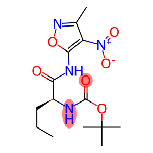 Carbamic  acid,  [(1S)-1-[[(3-methyl-4-nitro-5-isoxazolyl)amino]carbonyl]butyl]-,  1,1-dimethylethyl  ester  (9CI)