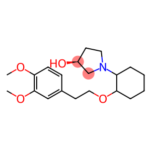 3-Pyrrolidinol, 1-[2-[2-(3,4-dimethoxyphenyl)ethoxy]cyclohexyl]-, (3S)-