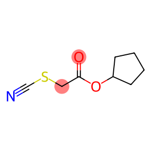 Acetic acid, thiocyanato-, cyclopentyl ester (9CI)