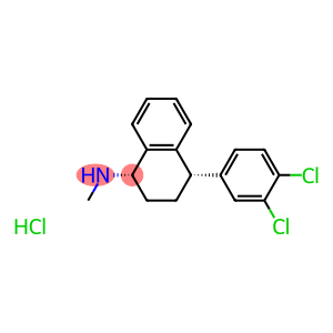 (+)-cis-N-Methyl-4-(3,4-dichlorophenyl)-1,2,3,4-tetrahydro-1-naphthalenamine hyd
