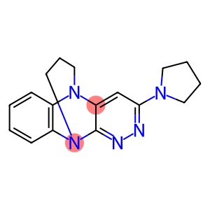 3-(1-pyrrolidinyl)-5,10-dihydro-5,10-propanopyridazino[3,4-b]quinoxaline