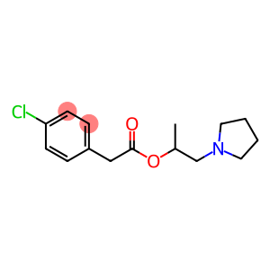 1-methyl-2-(1-pyrrolidinyl)ethyl (4-chlorophenyl)acetate