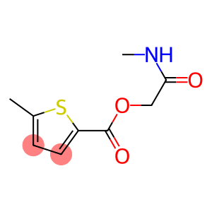 2-Thiophenecarboxylicacid,5-methyl-,2-(methylamino)-2-oxoethylester(9CI)