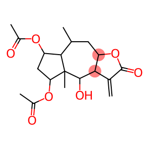 (3aS,9aβ)-5,7-Bis(acetyloxy)-4α-hydroxy-3-methylene-4aβ,8-dimethyldecahydroazuleno[6,5-b]furan-2(3H)-one