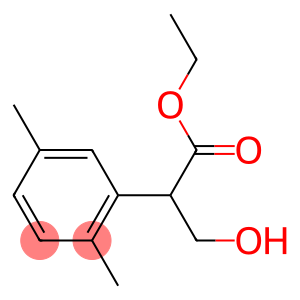 Benzeneacetic acid, alpha-(hydroxymethyl)-2,5-dimethyl-, ethyl ester (9CI)