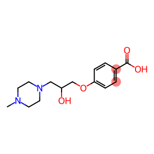 4-[2-HYDROXY-3-(4-METHYL-PIPERAZIN-1-YL)-PROPOXY]-BENZOIC ACID