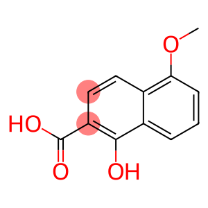 2-Naphthalenecarboxylic acid, 1-hydroxy-5-methoxy-