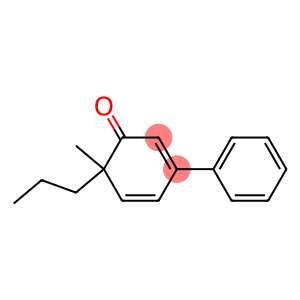 2,4-Cyclohexadien-1-one,6-methyl-3-phenyl-6-propyl-(9CI)