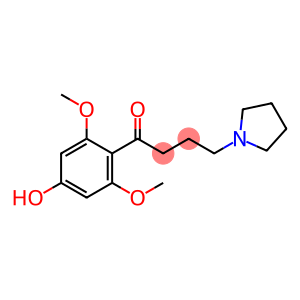 1-Butanone, 1-(4-hydroxy-2,6-dimethoxyphenyl)-4-(1-pyrrolidinyl)-