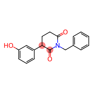 1-Benzyl-3-(3-hydroxyphenyl)piperidine-2,6-dione