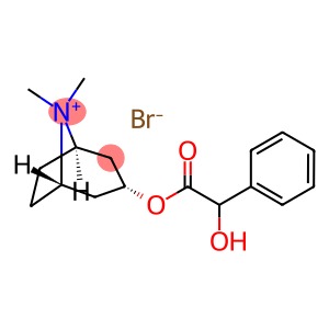 3-{[hydroxy(phenyl)acetyl]oxy}-8,8-dimethyl-8-azoniabicyclo[3.2.1]octane bromide