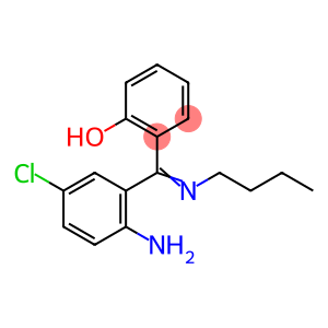 Phenol, 2-((2-amino-5-chlorophenyl)(butylimino)methyl)-