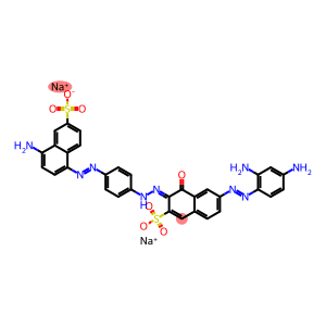 disodium 8-amino-5-[(E)-{4-[(2Z)-2-{7-[(E)-(2,4-diaminophenyl)diazenyl]-1-oxo-3-sulfonatonaphthalen-2(1H)-ylidene}hydrazinyl]phenyl}diazenyl]naphthalene-2-sulfonate