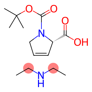 (2S)-1-(tert-butoxycarbonyl)-2,5-dihydro-1H-pyrrole-2-carboxylic acid diethylammonium salt