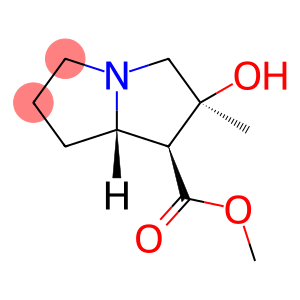 1H-Pyrrolizine-1-carboxylic acid, hexahydro-2-hydroxy-2-methyl-, methy l ester, (1S-(1alpha,2alpha,7aalpha))-