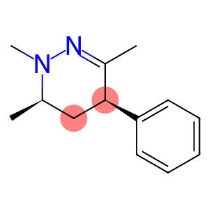 Pyridazine, 1,4,5,6-tetrahydro-1,3,6-trimethyl-4-phenyl-, cis- (8CI)