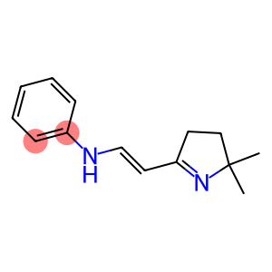 1-Pyrroline,2-(2-anilinovinyl)-5,5-dimethyl-(8CI)