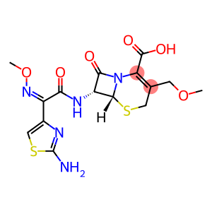 (7R)-7-[[(2Z)-2-(2-Amino-4-thiazolyl)-2-methoxyiminoacetyl]amino]-3-methoxymethylcepham-3-ene-4-carboxylic acid