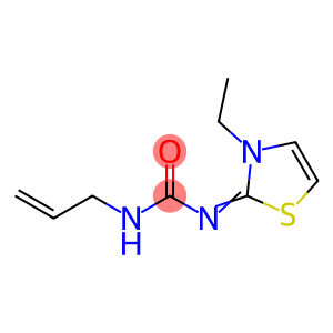 Urea, 1-allyl-3-(3-ethyl-4-thiazolin-2-ylidene)- (8CI)