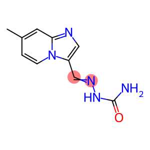 Imidazo[1,2-a]pyridine-3-carboxaldehyde, 7-methyl-, semicarbazone (8CI)
