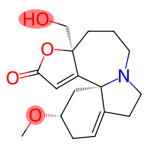 (3aS,13aS)-3aα-Hydroxymethyl-12α-methoxy-3a,4,5,6,8,9,11,12-octahydro-2H,13H-furo[3',2':3,4]azepino[2,1-i]indol-2-one