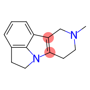 Pyrido[4,3-b]pyrrolo[3,2,1-hi]indole, 4,5,7,8,9,10-hexahydro-9-methyl- (8CI)