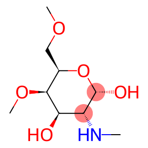 Galactopyranose, 2-deoxy-4,6-di-O-methyl-2-(methylamino)-, alpha-D- (8CI)