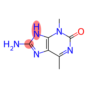 Purin-2(3H)-one,  8-amino-3,6-dimethyl-  (8CI)