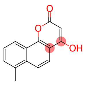 2H-Naphtho[1,2-b]pyran-2-one, 4-hydroxy-7-methyl-