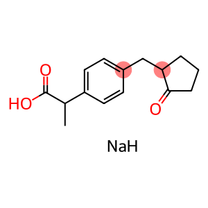 Benzeneacetic acid, alpha-methyl-4-((2-oxocyclopentyl)methyl)-, sodium salt, dihydrate