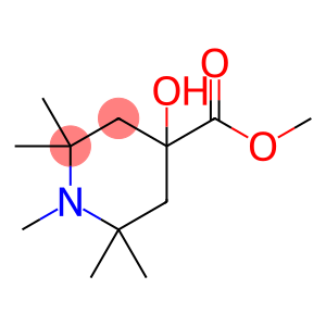 4-Piperidinecarboxylic acid, 4-hydroxy-1,2,2,6,6-pentamethyl-, methyl ester