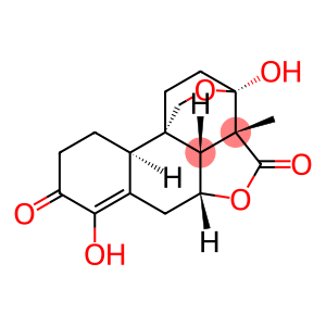 4H-3,10b-Ethano-1H,3H-benzo[h]furo[4,3,2-de]-2-benzopyran-4,8(9H)-dione, 3a,5a,6,10,10a,10c-hexahydro-3,7-dihydroxy-3a-methyl-, (3S,3aR,5aR,10aS,10bS,10cR)- (9CI)