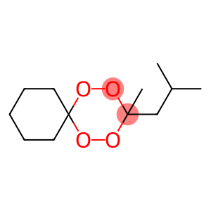 1,2,4,5-Tetraoxaspiro[5.5]undecane,3-methyl-3-(2-methylpropyl)-(9CI)
