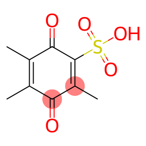 1,4-Cyclohexadiene-1-sulfonicacid,2,4,5-trimethyl-3,6-dioxo-(9CI)