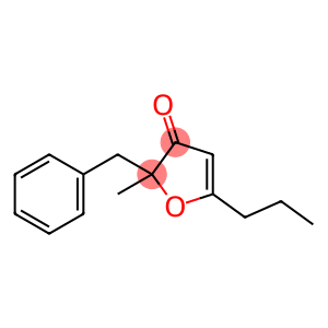 3(2H)-Furanone,2-methyl-2-(phenylmethyl)-5-propyl-(9CI)