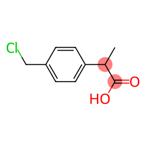 Benzeneacetic acid, 4-(chloromethyl)-α-methyl-