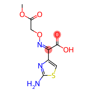 (Z)-2-(Methoxycarbonylmethoxyimino)-2-(2-aminothiazol-4-yl)acetic acid